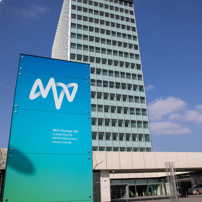 Gebäude der MVV Energie AG